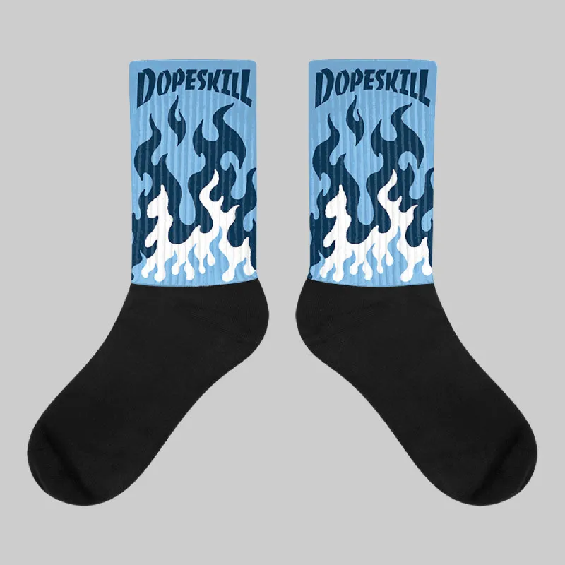 First In Flight 1s DopeSkill Sublimated Socks FIRE Graphic sold by DopeSkill