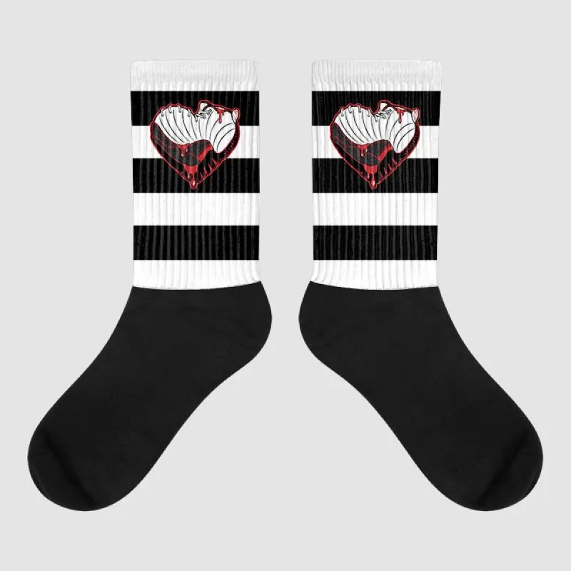 Red Taxi 12s DopeSkill Sublimated Socks Horizontal Stripes Graphic sold by DopeSkill