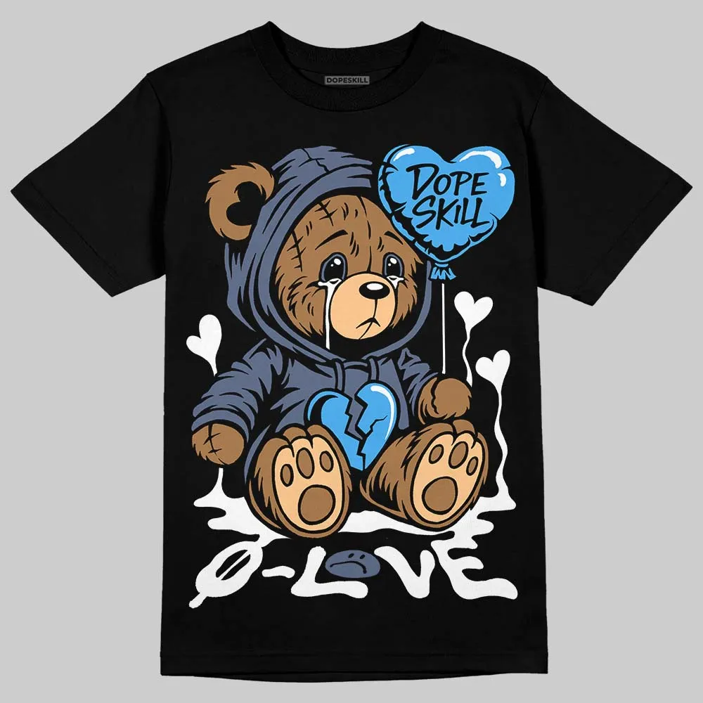 Diffused Blue 11s DopeSkill T-Shirt Broken Bear Graphic sold by DopeSkill product image thumbnail 2