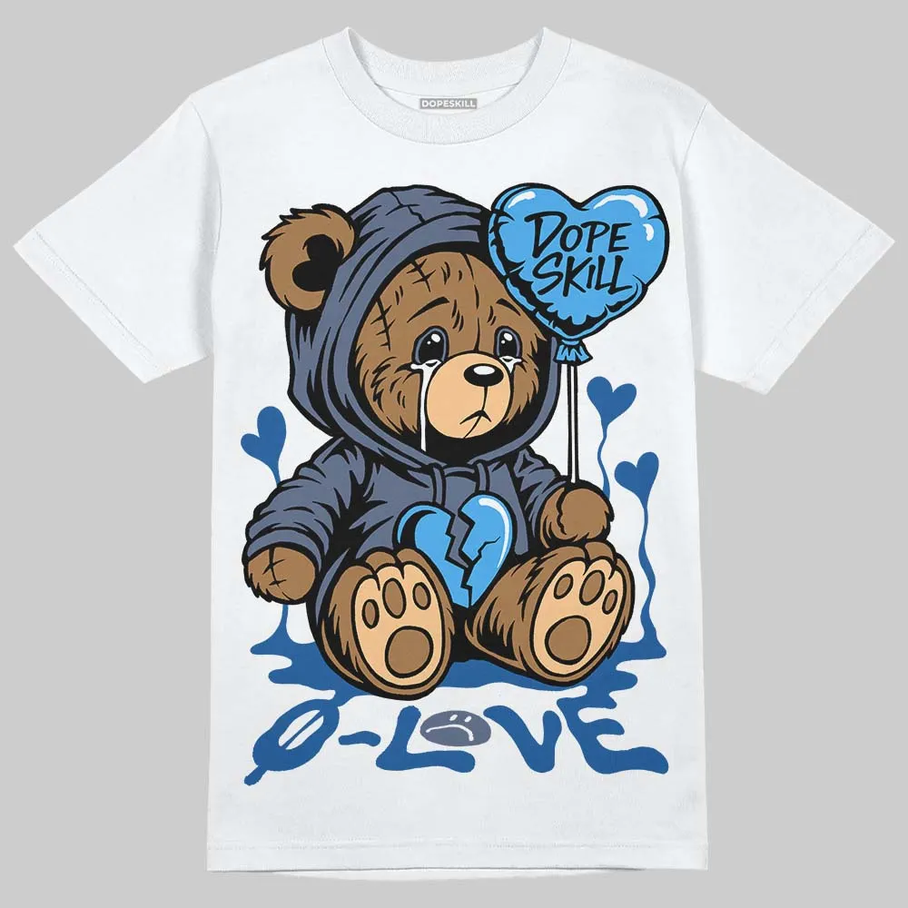 Diffused Blue 11s DopeSkill T-Shirt Broken Bear Graphic sold by DopeSkill