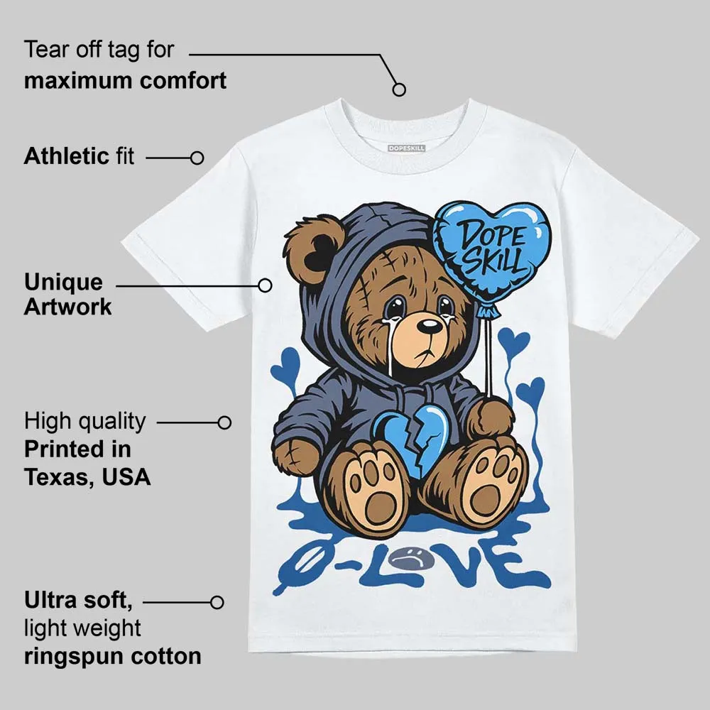 Diffused Blue 11s DopeSkill T-Shirt Broken Bear Graphic sold by DopeSkill product image thumbnail 3