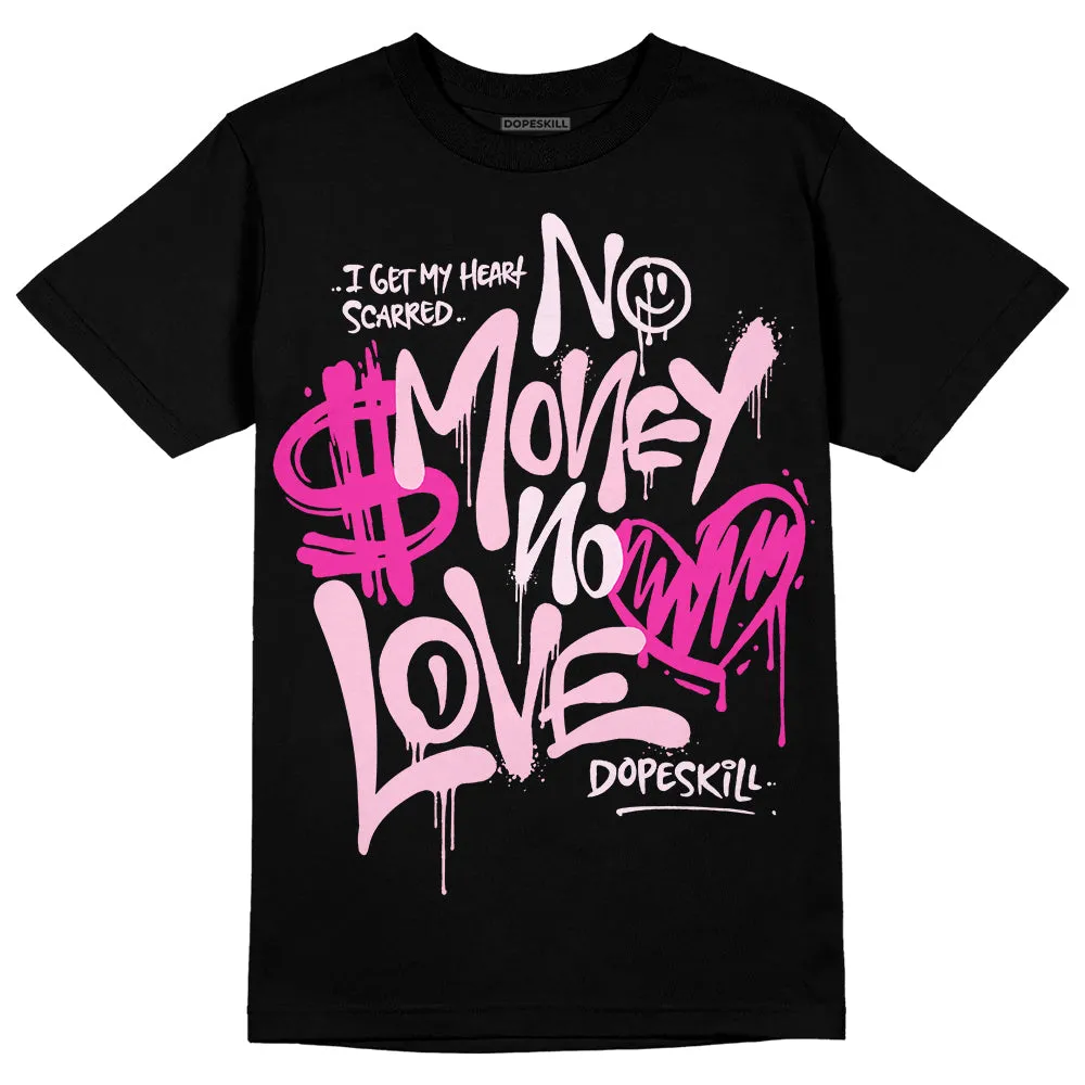 Pink Collection DopeSkill T-Shirt No Money No Love Typo Graphic sold by DopeSkill product image thumbnail 2