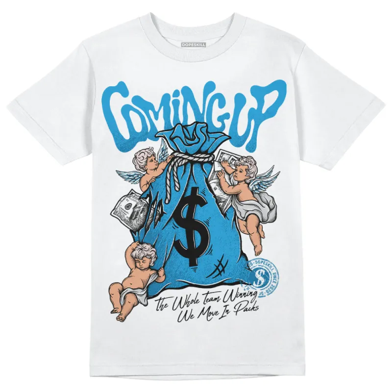 Military Blue 4s DopeSkill T-Shirt Money Bag Coming Up Graphic sold by DopeSkill