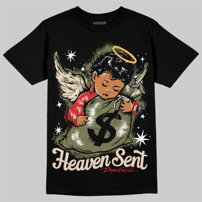 Medium Olive 1s DopeSkill T-Shirt Heaven Sent Graphic sold by DopeSkill