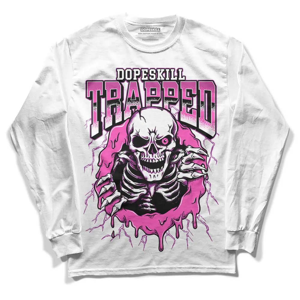 Hyper Violet 4s DopeSkill Long Sleeve T-Shirt Trapped Halloween Graphic sold by DopeSkill