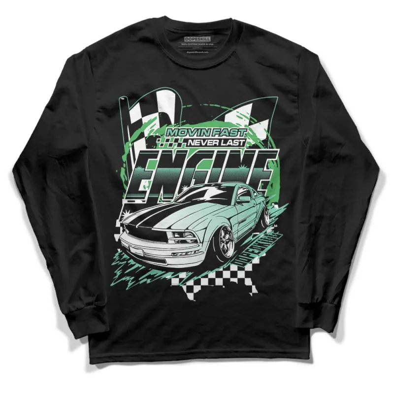 Green Glow 1s DopeSkill Long Sleeve T-Shirt ENGINE Tshirt Graphic sold by DopeSkill