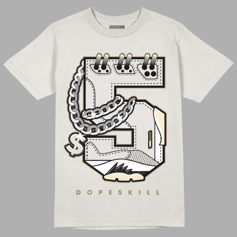 Sail 5s DopeSkill Sand T-shirt No.5 Graphic sold by DopeSkill