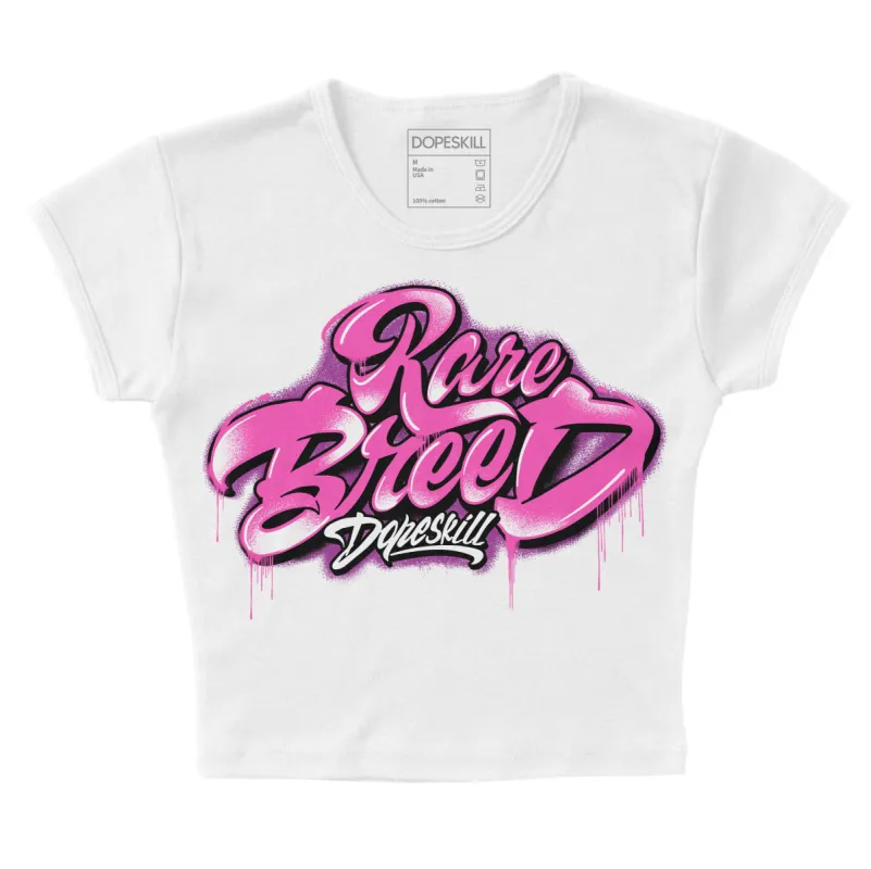 Hyper Violet 4s DopeSkill Women's Crop Top Rare Breed Type Graphic sold by DopeSkill