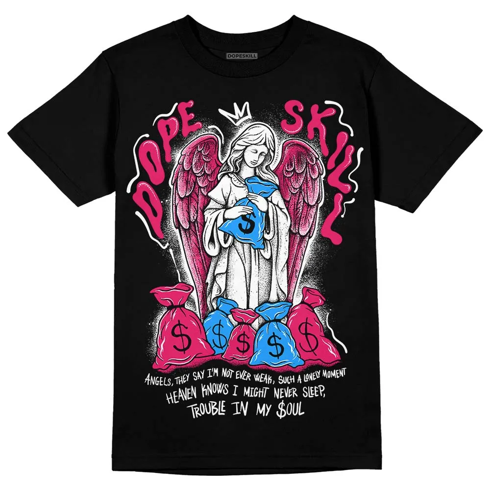 Dunk Obsidian Fierce Pink DopeSkill T-Shirt Angels Graphic sold by DopeSkill product image thumbnail 2