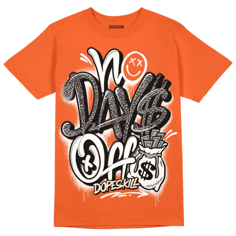 Georgia Peach 3s DopeSkill Orange T-shirt No Days Off Graphic sold by DopeSkill