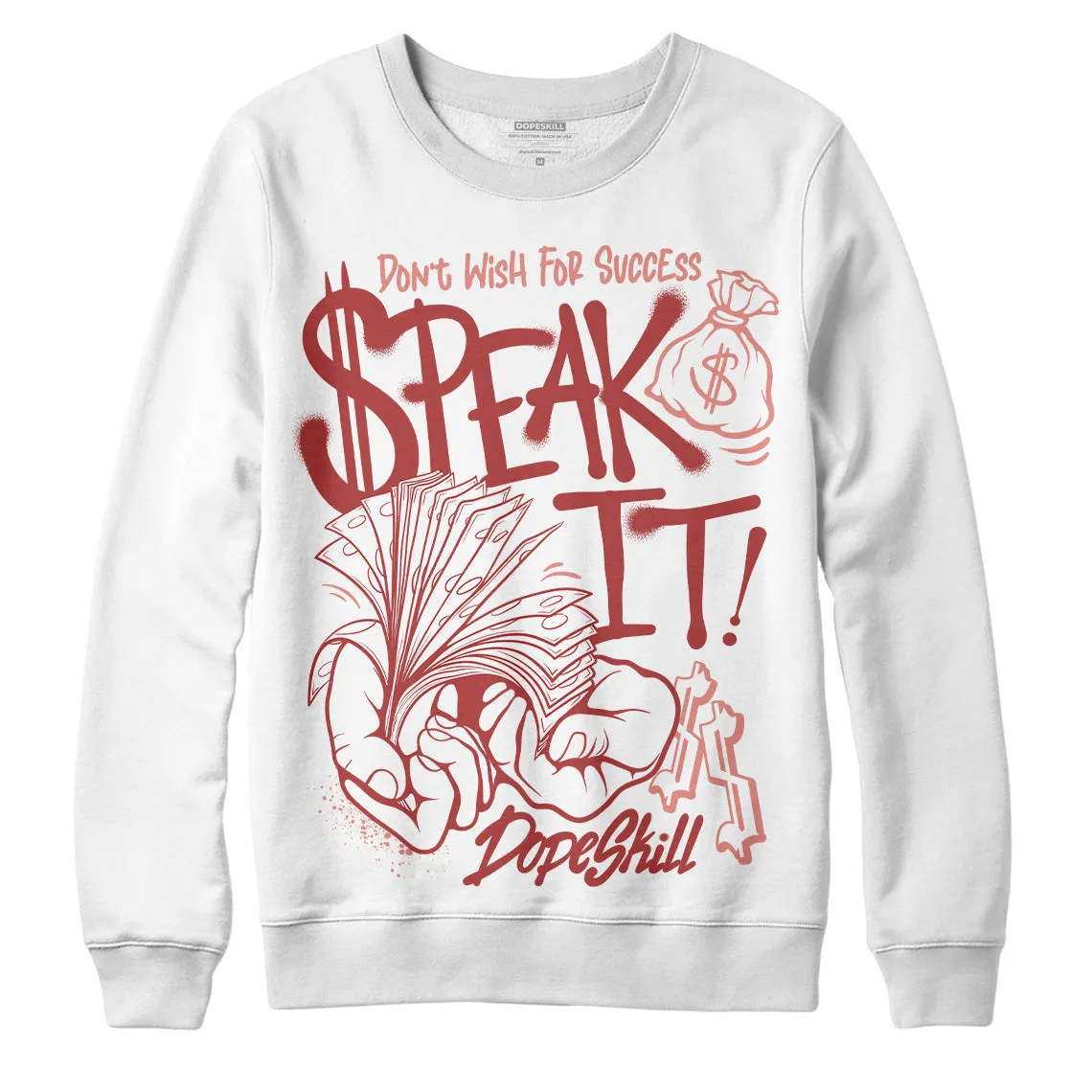 Dune Red 13s DopeSkill Sweatshirt Speak It Graphic sold by DopeSkill
