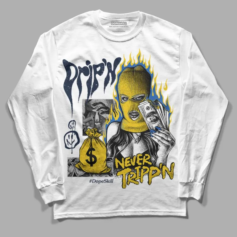 Michigan Dunks DopeSkill Long Sleeve T-Shirt Drip'n Never Tripp'n Graphic sold by DopeSkill