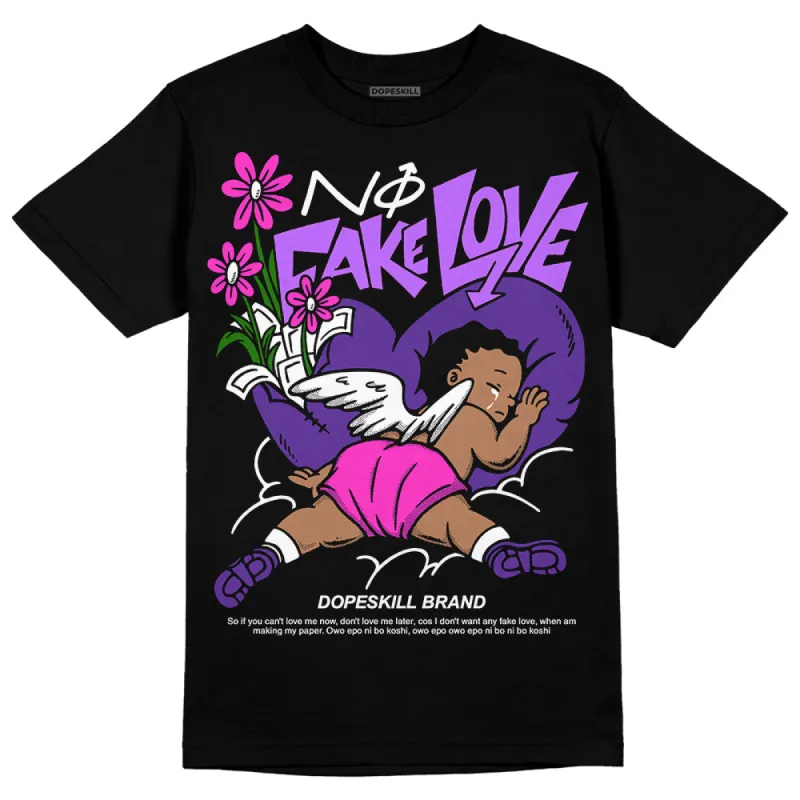 PURPLE Collection DopeSkill T-Shirt No Fake Love Graphic sold by DopeSkill
