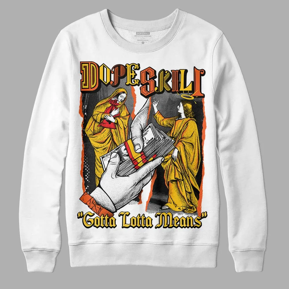 Yellow Collection DopeSkill Sweatshirt Gotta Lotta Means Graphic sold by DopeSkill product image thumbnail 2