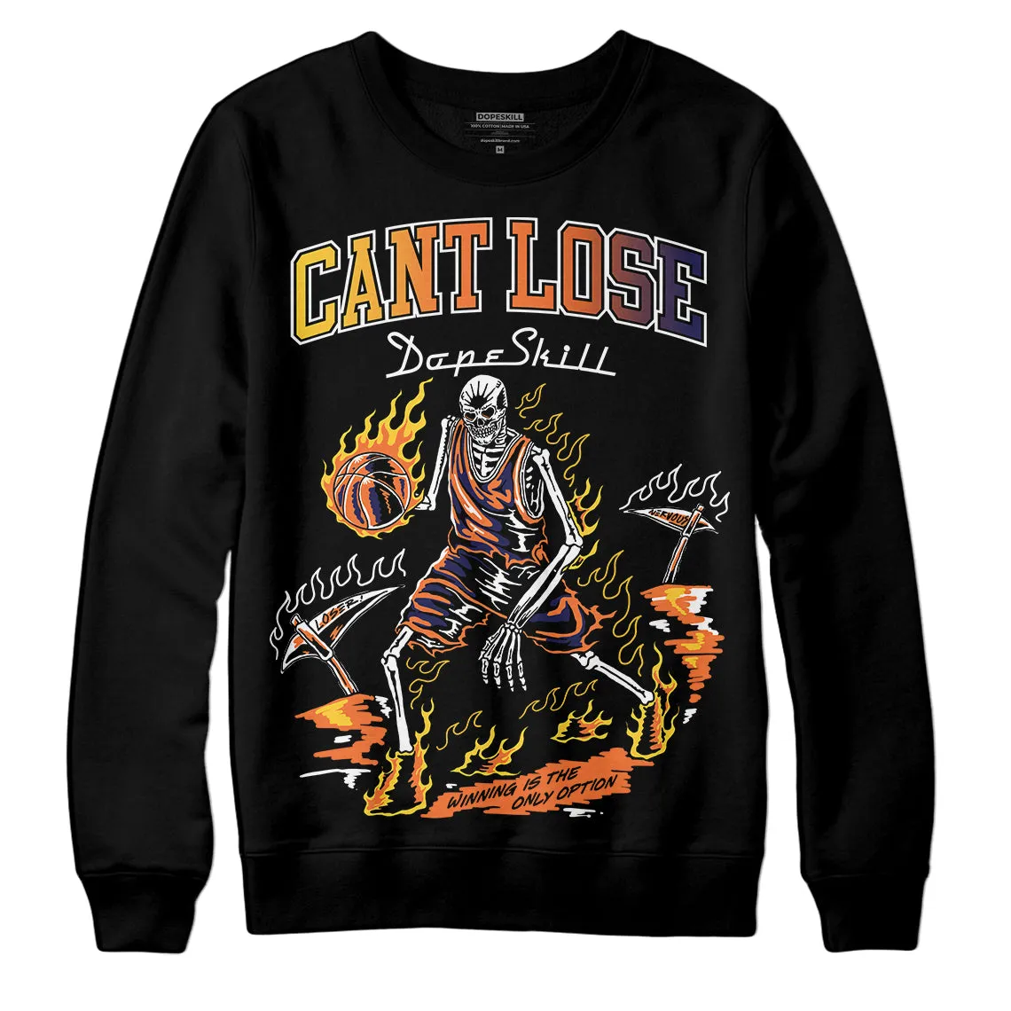 Rio 3s DopeSkill Sweatshirt Cant Lose Graphic sold by DopeSkill