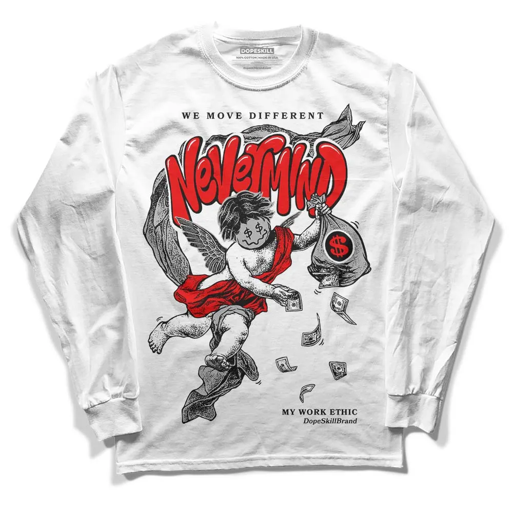 Shadow 1s DopeSkill Long Sleeve T-Shirt Nevermind Graphic sold by DopeSkill product image thumbnail 2