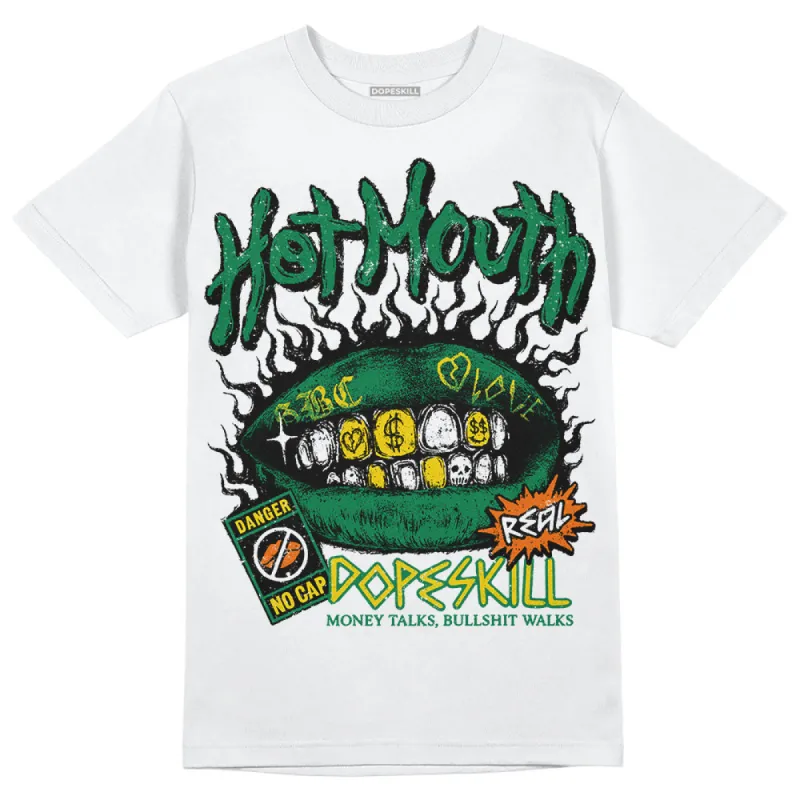 Green Collection DopeSkill T-Shirt Hot Mouth Graphic sold by DopeSkill