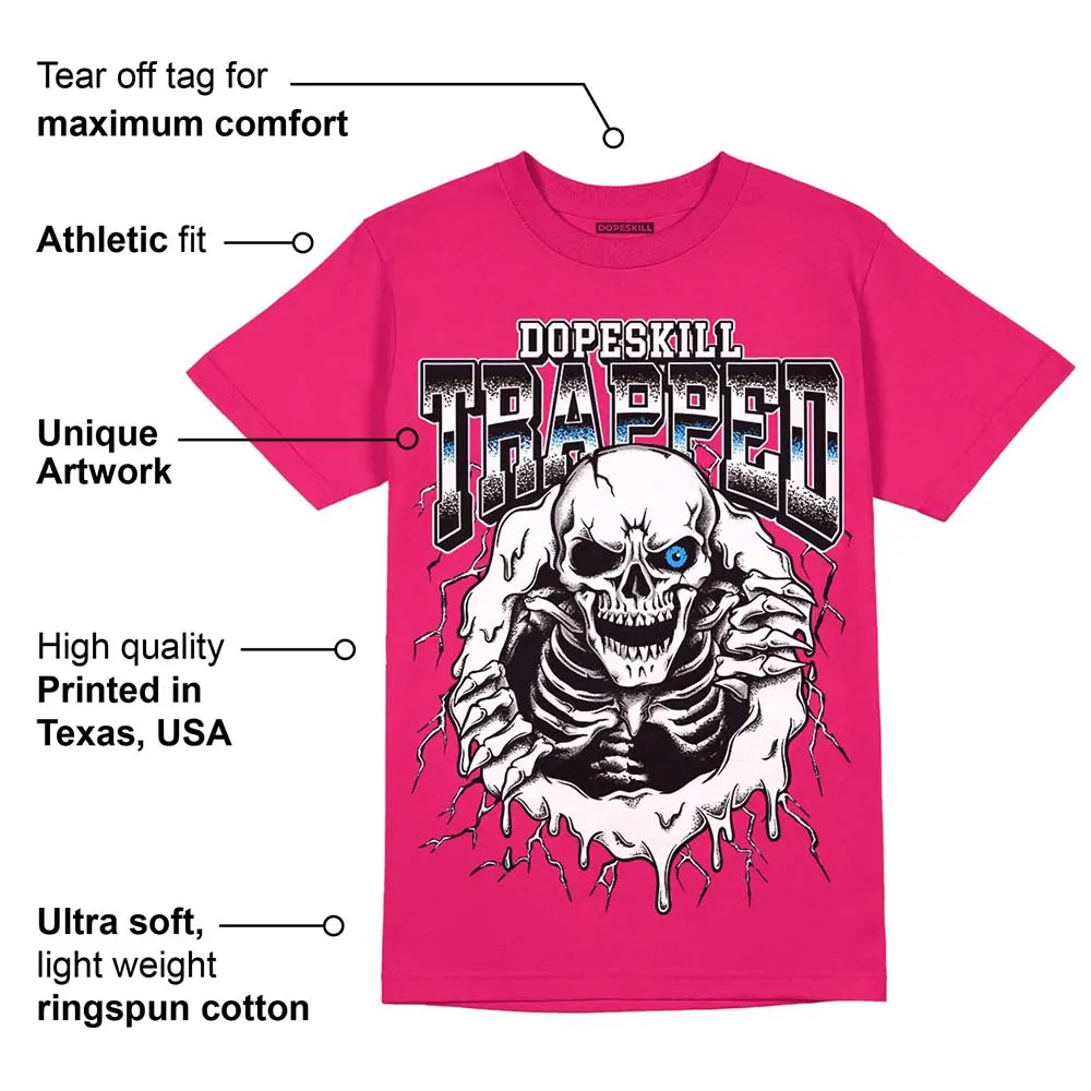 Dunk Obsidian Fierce Pink DopeSkill Pink T-Shirt Trapped Halloween Graphic sold by DopeSkill product image thumbnail 2