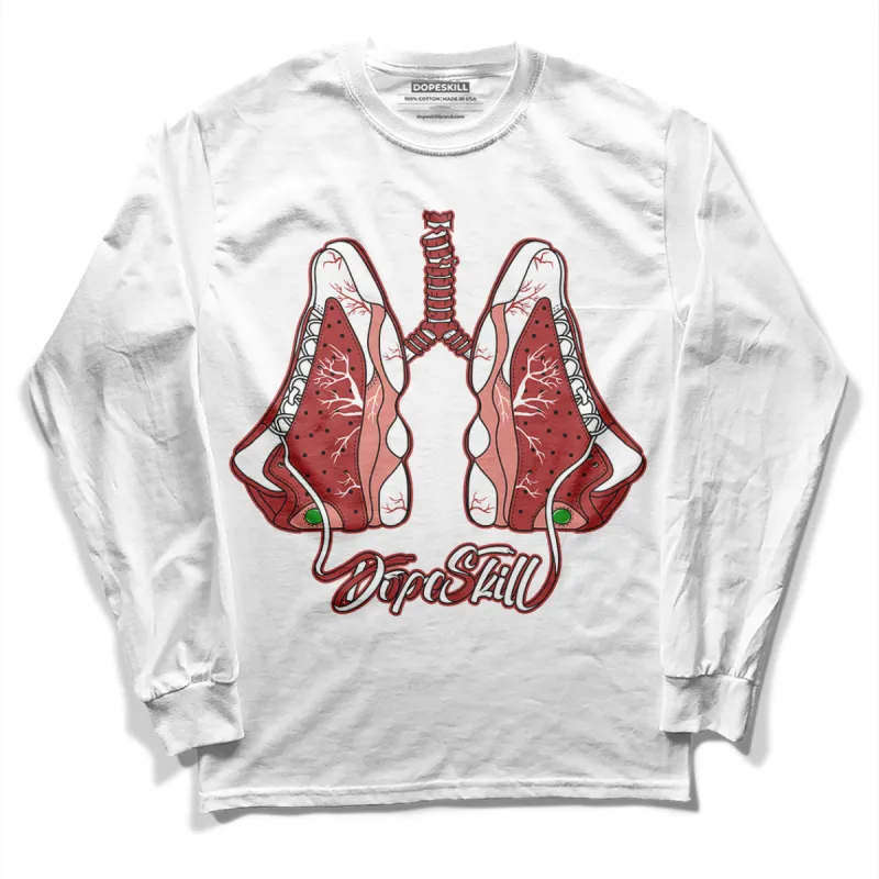 Dune Red 13s DopeSkill Long Sleeve T-Shirt Breathe Graphic made by DopeSkill