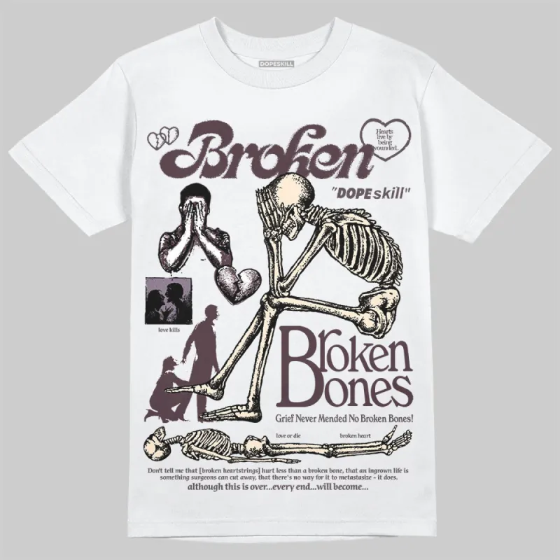 Burgundy Crush 3s DopeSkill T-Shirt Broken Bones Graphic sold by DopeSkill