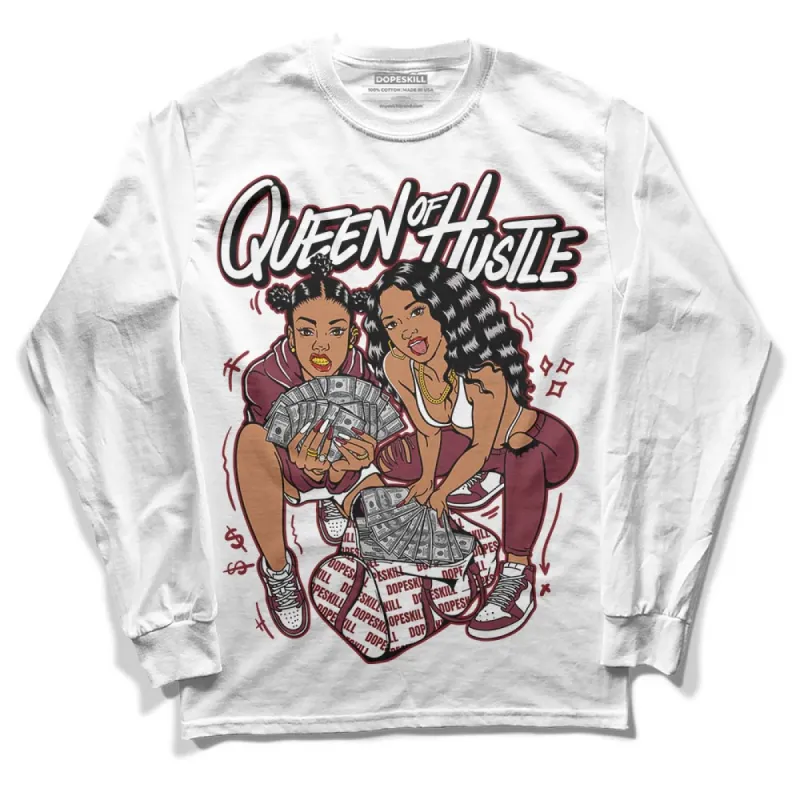 Team Red 1s DopeSkill Long Sleeve T-Shirt Queen Of Hustle Graphic sold by DopeSkill