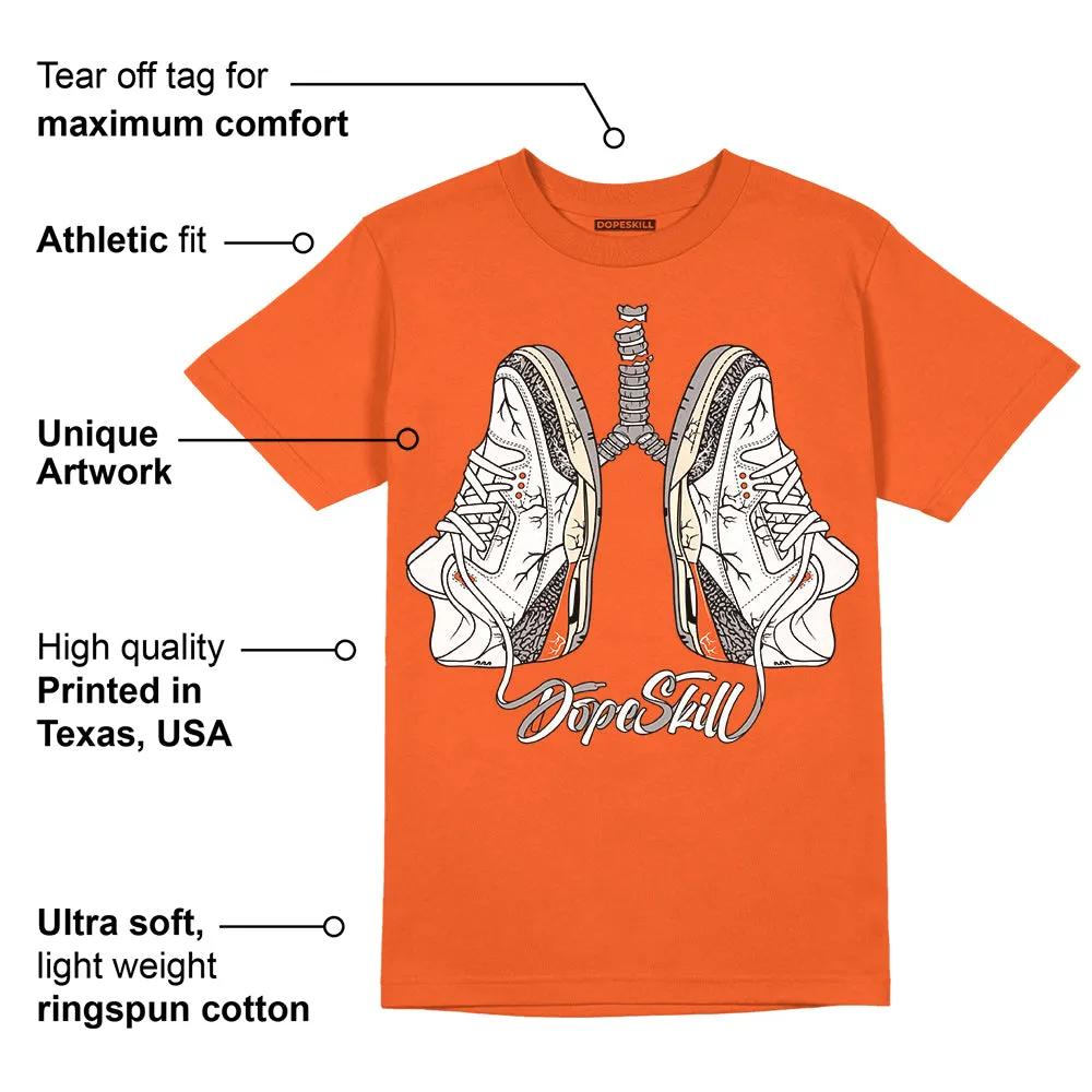 Georgia Peach 3s DopeSkill Orange T-shirt Breathe Graphic sold by DopeSkill product image thumbnail 2