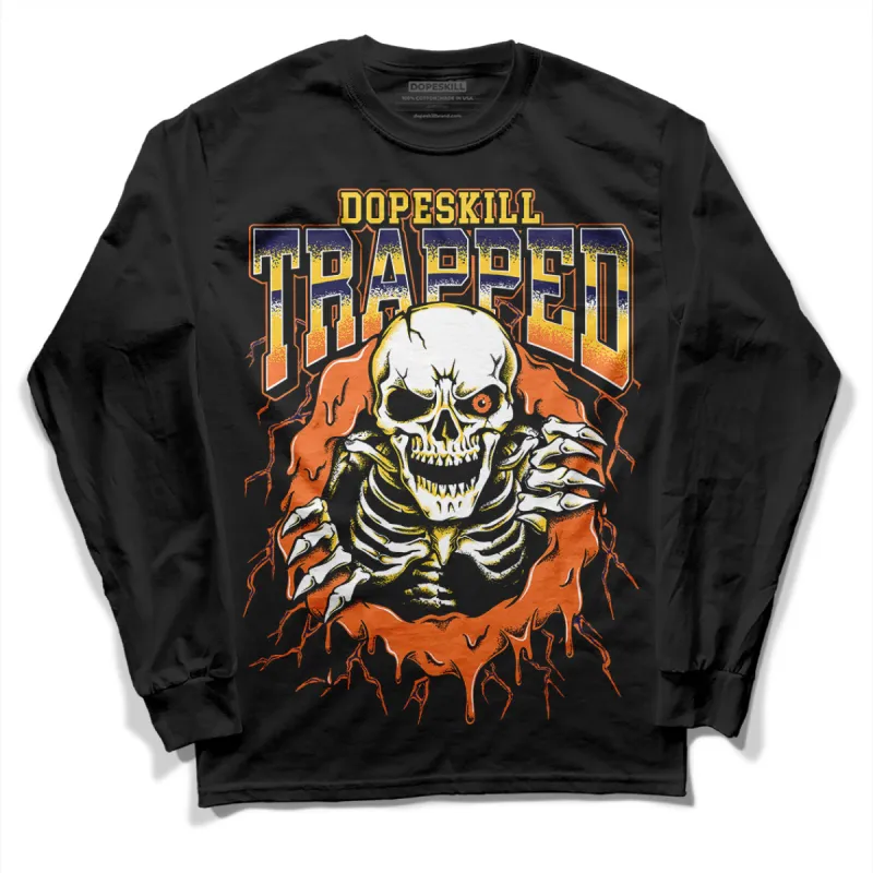 Rio 3s DopeSkill Long Sleeve T-Shirt Trapped Halloween Graphic sold by DopeSkill