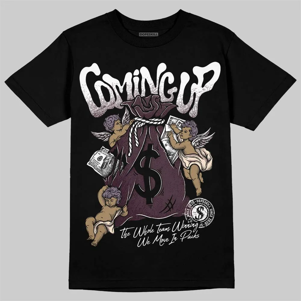 Burgundy Crush 3s DopeSkill T-Shirt Money Bag Coming Up Graphic sold by DopeSkill product image thumbnail 2