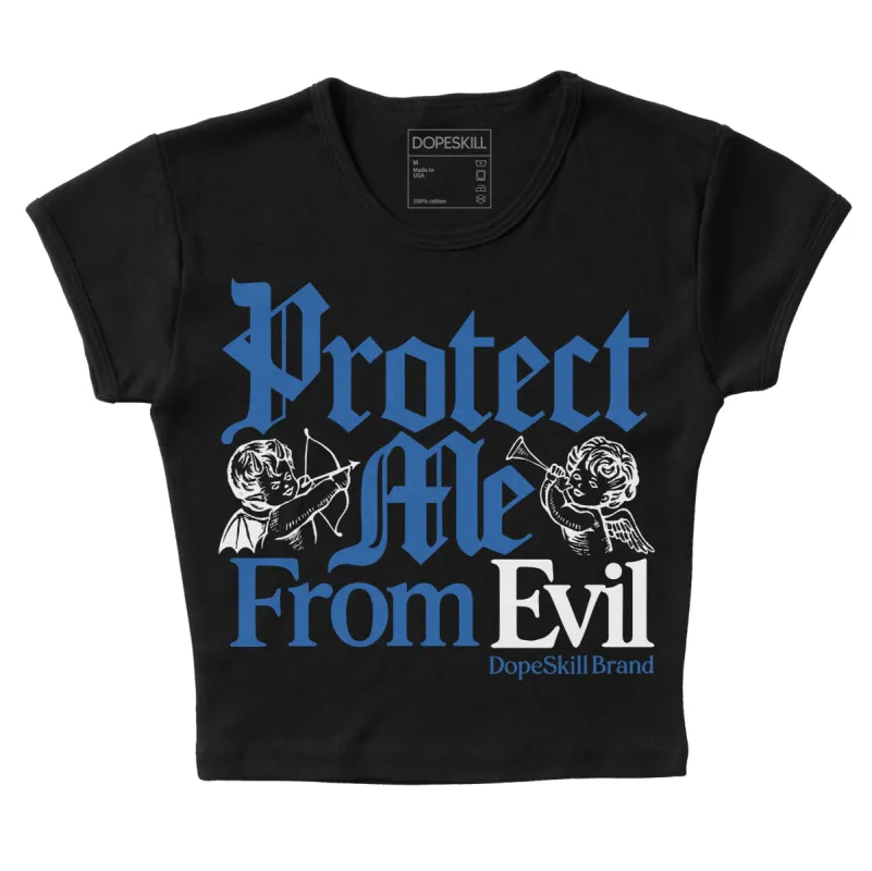 Space Jam 11s DopeSkill Women's Crop Top Protect Me From Evil Graphic sold by DopeSkill