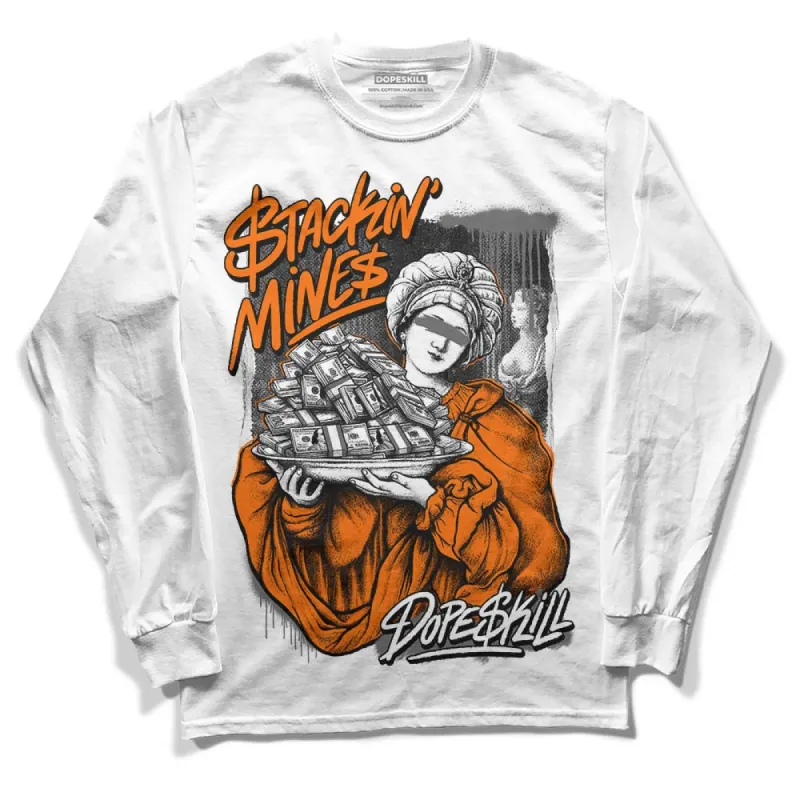 Fear Pack 3s DopeSkill Long Sleeve T-Shirt Stackin Mines Graphic sold by DopeSkill