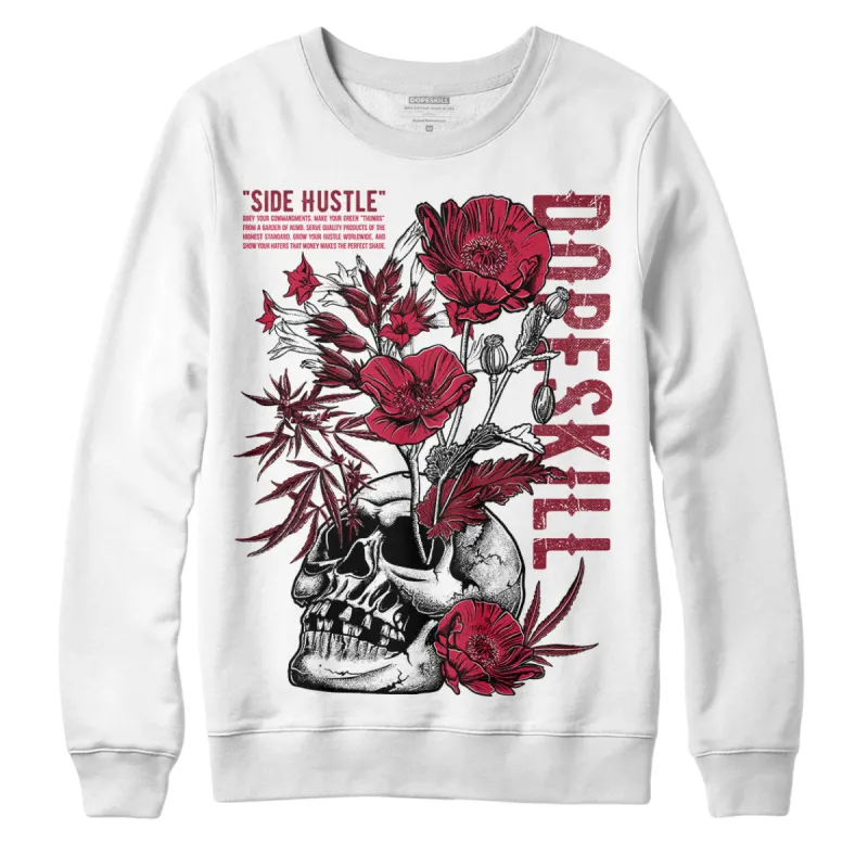 85 Metallic Burgundy 1s DopeSkill Sweatshirt Side Hustle Graphic sold by DopeSkill