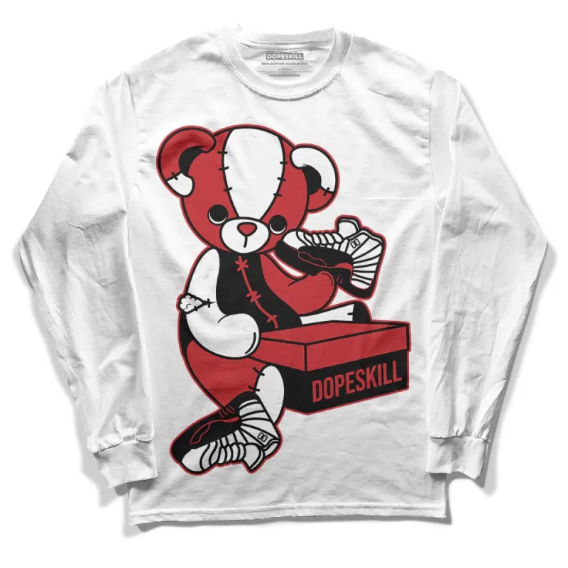 Red Taxi 12s DopeSkill Long Sleeve T-Shirt Sneakerhead BEAR Graphic sold by DopeSkill
