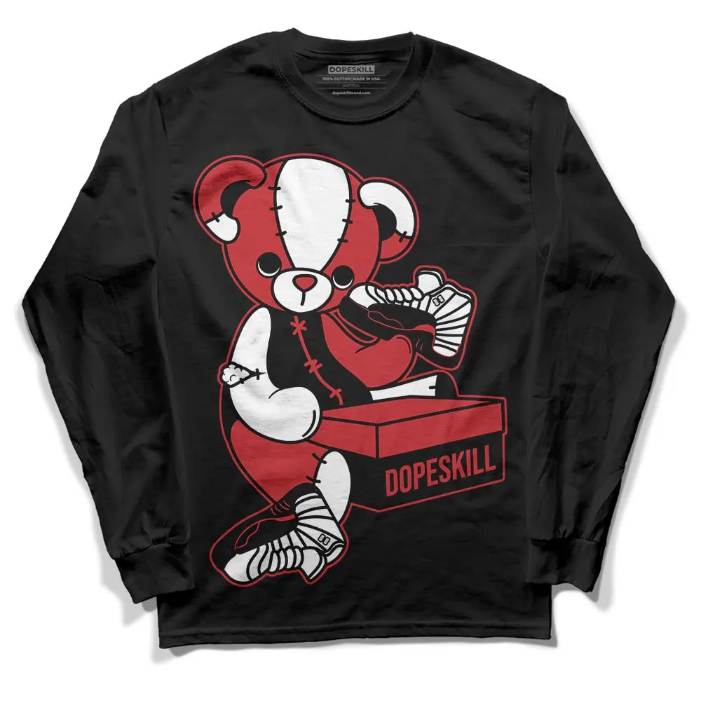 Red Taxi 12s DopeSkill Long Sleeve T-Shirt Sneakerhead BEAR Graphic sold by DopeSkill product image thumbnail 2
