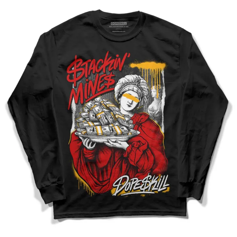 Citrus 7s DopeSkill Long Sleeve T-Shirt Stackin Mines Graphic sold by DopeSkill