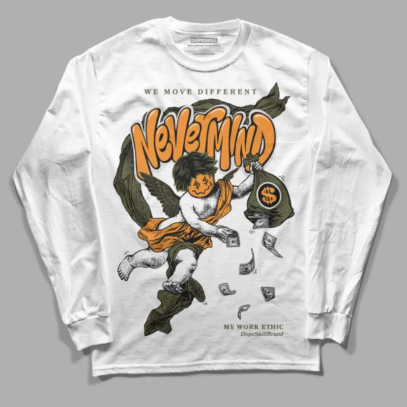 Olive 5s DopeSkill Long Sleeve T-Shirt Nevermind Graphic sold by DopeSkill