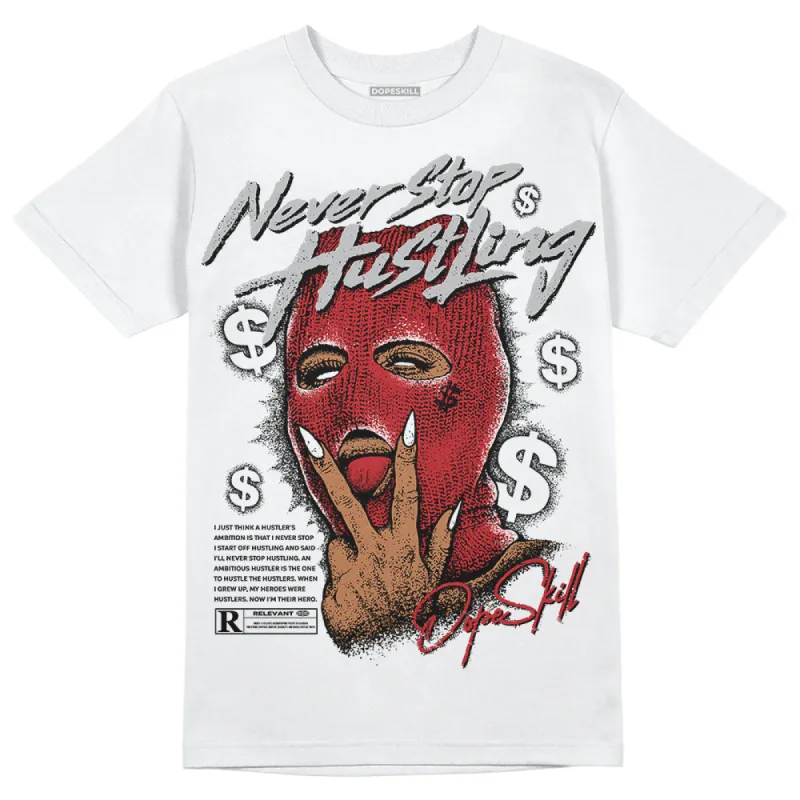 Red Taxi 12s DopeSkill T-Shirt Never Stop Hustling Graphic sold by DopeSkill