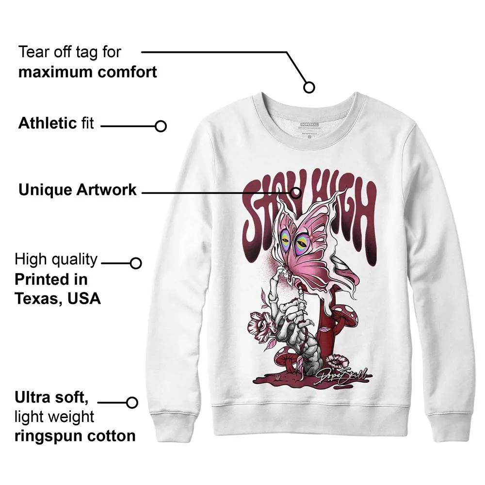 Team Red 1s DopeSkill Sweatshirt Stay High Graphic sold by DopeSkill product image thumbnail 3