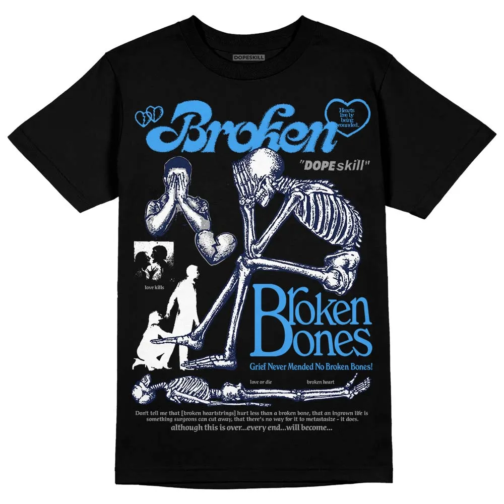 Midnight Navy 3s DopeSkill T-Shirt Broken Bones Graphic sold by DopeSkill product image thumbnail 2