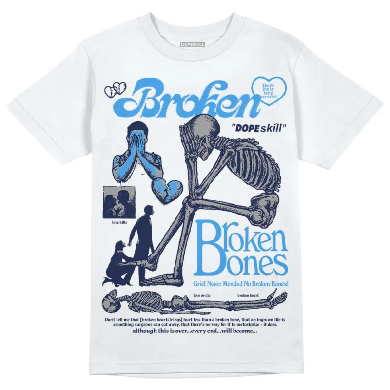 Midnight Navy 3s DopeSkill T-Shirt Broken Bones Graphic sold by DopeSkill