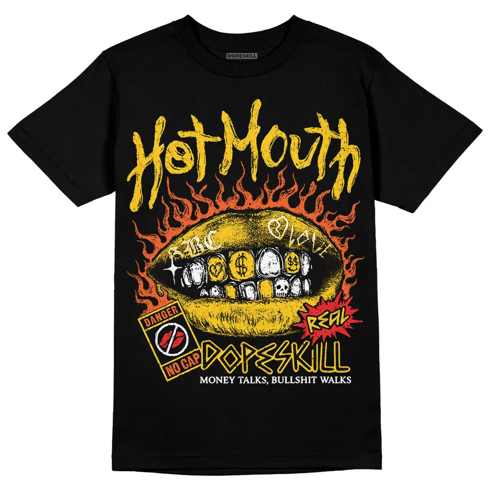 Yellow Collection DopeSkill T-Shirt Hot Mouth Graphic sold by DopeSkill