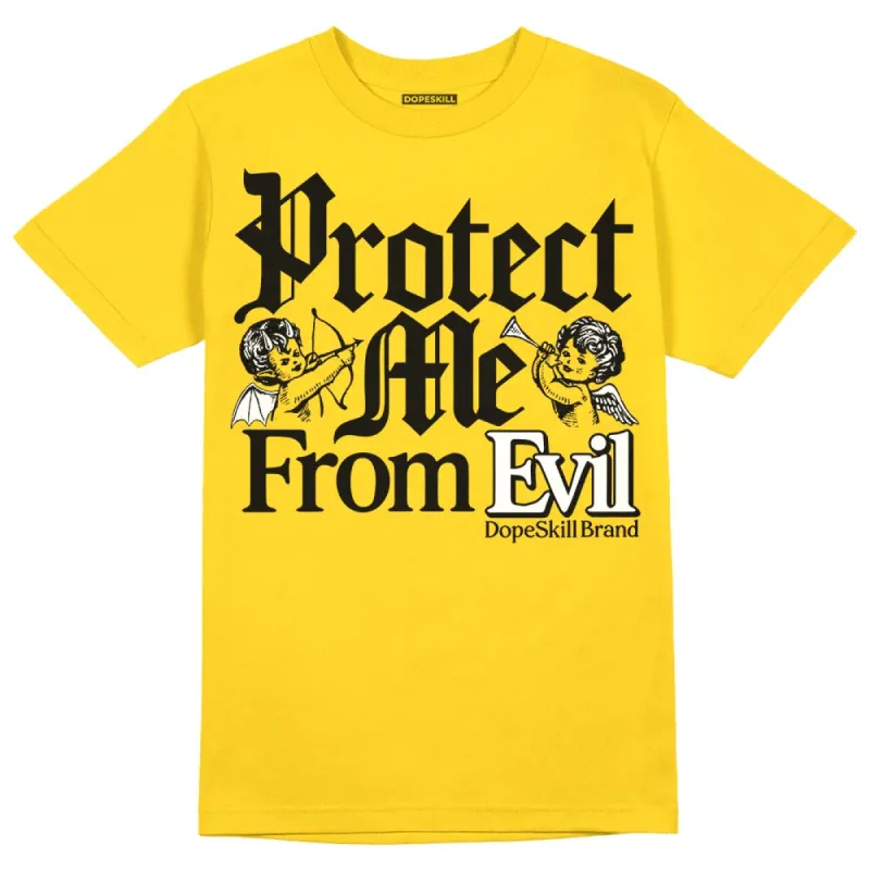 Yellow Ochre 6s DopeSkill Yellow T-shirt Protect Me From Evil Graphic sold by DopeSkill