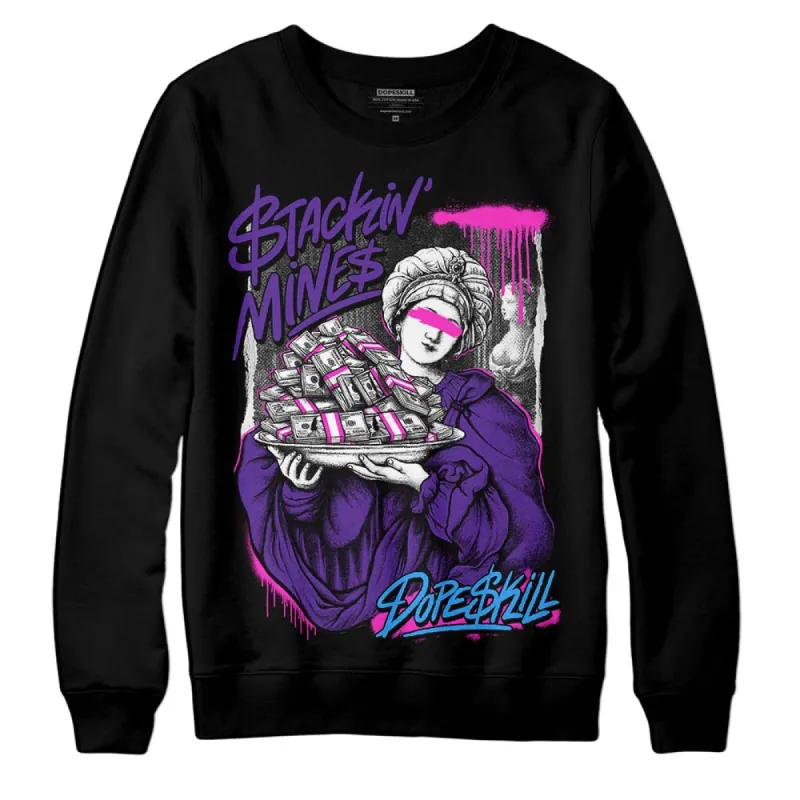 PURPLE Collection DopeSkill Sweatshirt Stackin Mines Graphic sold by DopeSkill