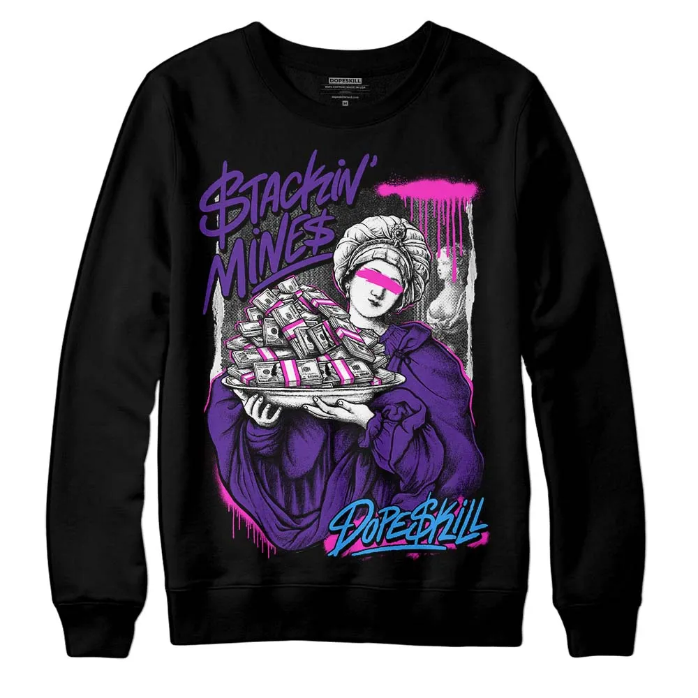 PURPLE Collection DopeSkill Sweatshirt Stackin Mines Graphic sold by DopeSkill