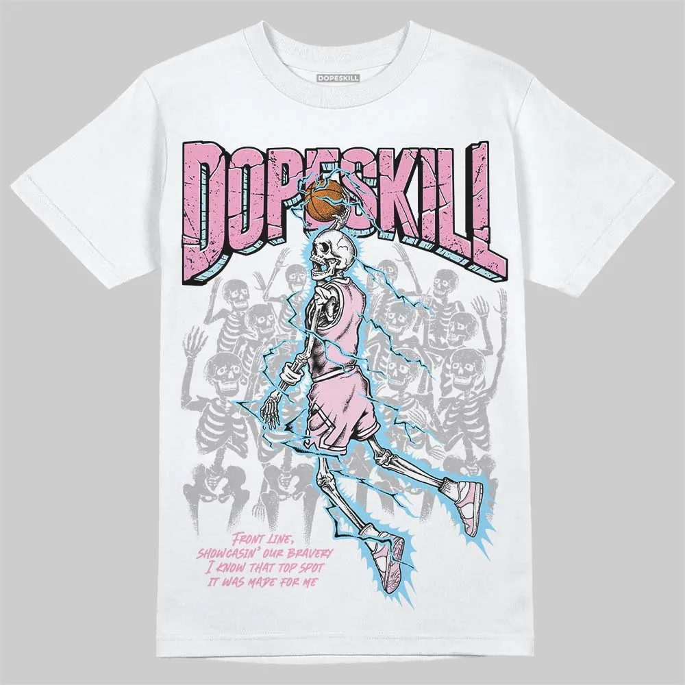 Paw Print Pink Foam 1s DopeSkill T-Shirt Thunder Dunk Graphic sold by DopeSkill