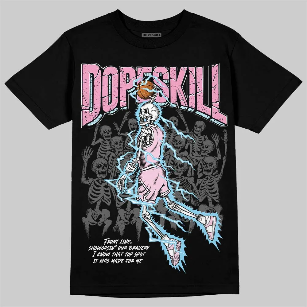 Paw Print Pink Foam 1s DopeSkill T-Shirt Thunder Dunk Graphic sold by DopeSkill product image thumbnail 2
