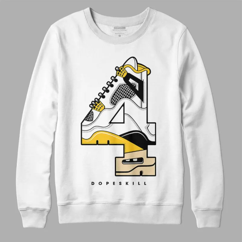 Vivid Sulfur 4s DopeSkill Sweatshirt No.4 Graphic sold by DopeSkill