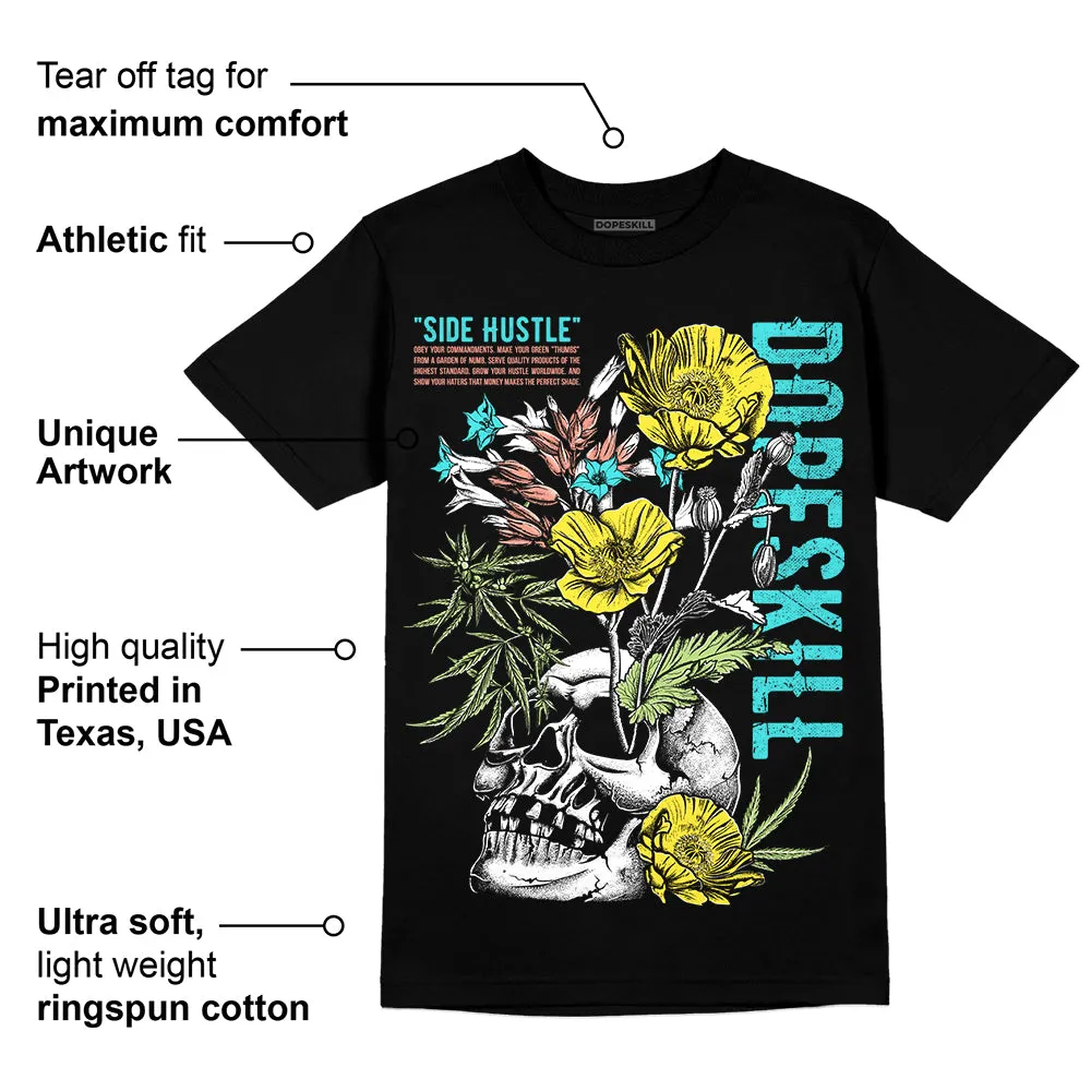 Cyan Burst 9060 DopeSkill T-Shirt Side Hustle Graphic sold by DopeSkill product image thumbnail 3