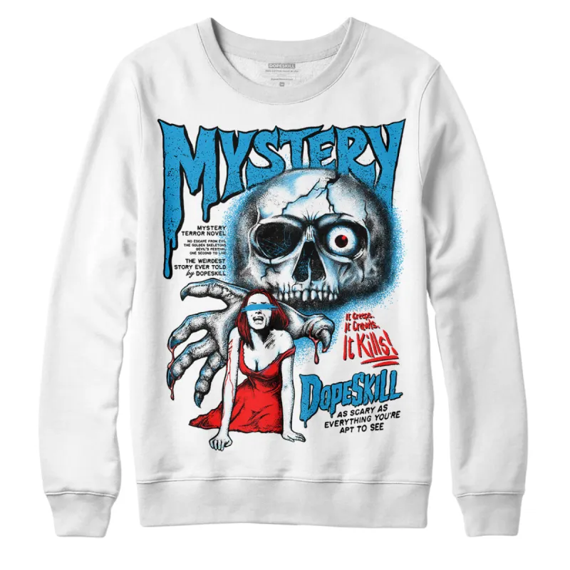 Military Blue 4s DopeSkill Sweatshirt Mystery Ghostly Grasp Graphic sold by DopeSkill