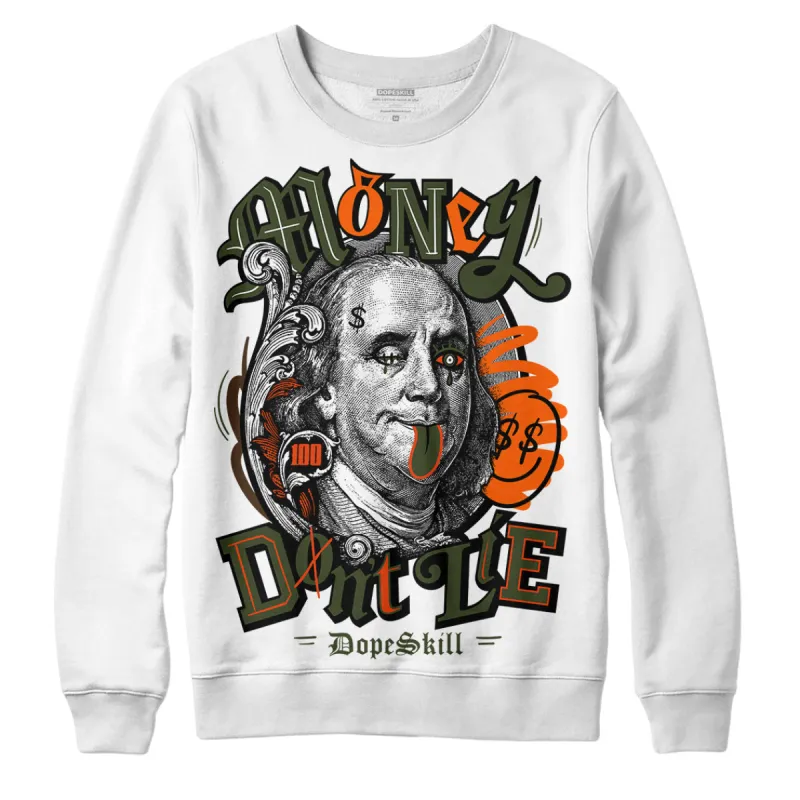 Olive Collection DopeSkill Sweatshirt Money Don't Lie Graphic sold by DopeSkill