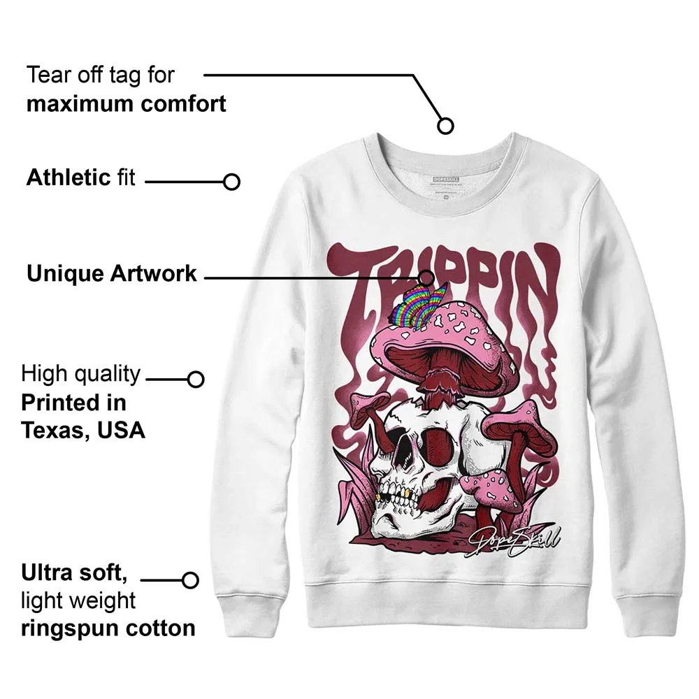 Team Red 1s DopeSkill Sweatshirt Trippin Graphic sold by DopeSkill product image thumbnail 3